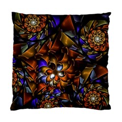 Fractal Spiral Flowers Pattern Standard Cushion Case (one Side)