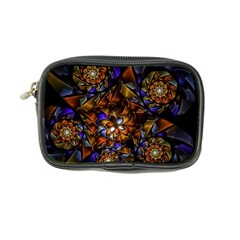 Fractal Spiral Flowers Pattern Coin Purse