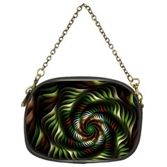 Fractal Christmas Colors Christmas Chain Purse (one Side) by Pakrebo