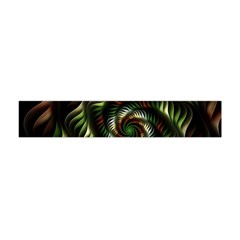 Fractal Christmas Colors Christmas Flano Scarf (mini)