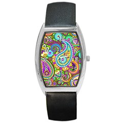 Paisley 5 Barrel Style Metal Watch by impacteesstreetwearfive