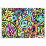 Paisley 5 Large Glasses Cloth (2 Sides) Front