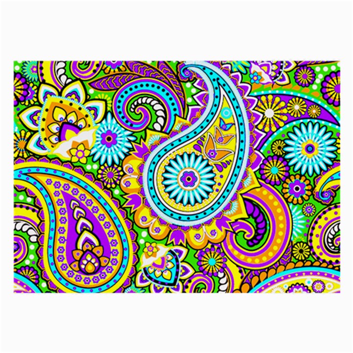 Paisley 5 Large Glasses Cloth (2 Sides)