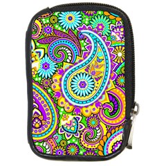 Paisley 5 Compact Camera Leather Case by impacteesstreetwearfive