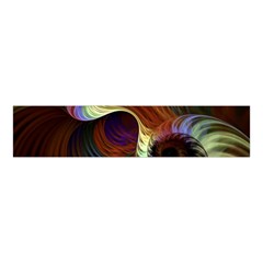 Fractal Colorful Rainbow Flowing Velvet Scrunchie by Pakrebo