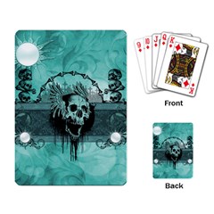 Awesome Skull With Wings Playing Cards Single Design (rectangle) by FantasyWorld7