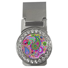 Paisley 6 Money Clips (cz)  by impacteesstreetwearfive