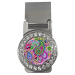 Paisley 6 Money Clips (CZ)  Front