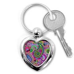 Paisley 6 Key Chain (heart) by impacteesstreetwearfive