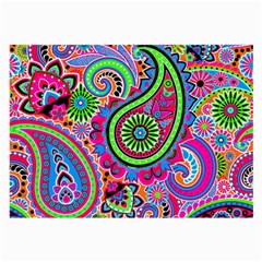 Paisley 6 Large Glasses Cloth by impacteesstreetwearfive