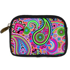 Paisley 6 Digital Camera Leather Case by impacteesstreetwearfive