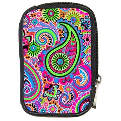 Paisley 6 Compact Camera Leather Case by impacteesstreetwearfive