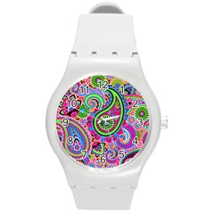 Paisley 6 Round Plastic Sport Watch (m) by impacteesstreetwearfive