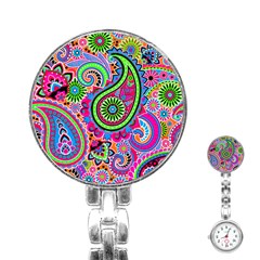 Paisley 6 Stainless Steel Nurses Watch by impacteesstreetwearfive