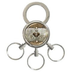 Awesome Mechanical Skull 3-ring Key Chain by FantasyWorld7