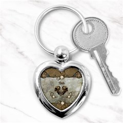 Awesome Mechanical Skull Key Chain (heart) by FantasyWorld7