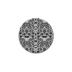 Lace Seamless Pattern With Flowers Golf Ball Marker by Sobalvarro