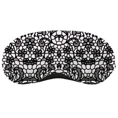 Lace Seamless Pattern With Flowers Sleeping Mask by Sobalvarro