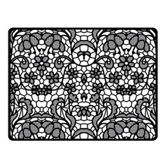 Lace Seamless Pattern With Flowers Fleece Blanket (small) by Sobalvarro