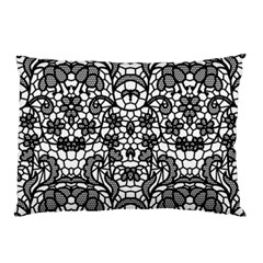 Lace Seamless Pattern With Flowers Pillow Case (two Sides) by Sobalvarro