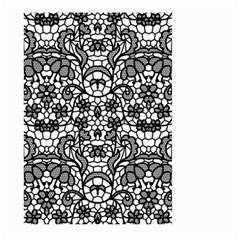 Lace Seamless Pattern With Flowers Large Garden Flag (two Sides) by Sobalvarro