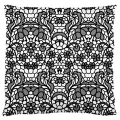 Lace Seamless Pattern With Flowers Standard Flano Cushion Case (two Sides) by Sobalvarro