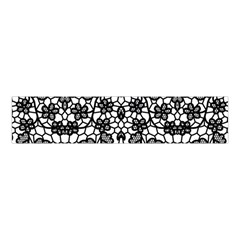 Lace Seamless Pattern With Flowers Velvet Scrunchie by Sobalvarro