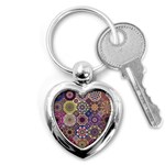 Oriental Key Chain (Heart) Front