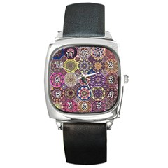 Oriental Square Metal Watch by Sobalvarro