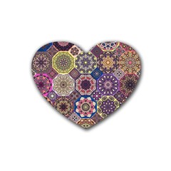 Oriental Heart Coaster (4 Pack)  by Sobalvarro