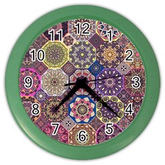 Oriental Color Wall Clock by Sobalvarro