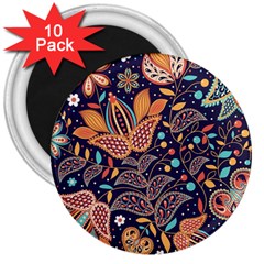 Paisley 3  Magnets (10 Pack)  by Sobalvarro