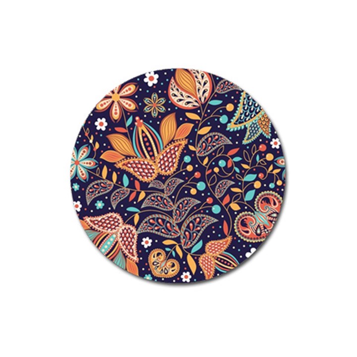 Paisley Magnet 3  (Round)