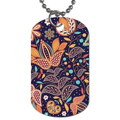 Paisley Dog Tag (one Side) by Sobalvarro