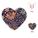 Paisley Playing Cards Single Design (Heart) Front