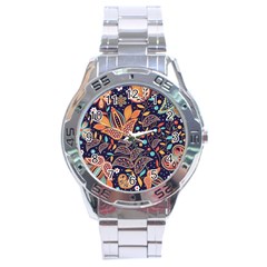 Paisley Stainless Steel Analogue Watch by Sobalvarro