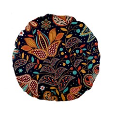 Paisley Standard 15  Premium Round Cushions by Sobalvarro