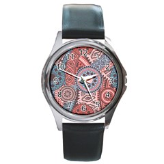 Print Round Metal Watch by Sobalvarro