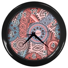 Print Wall Clock (black) by Sobalvarro