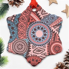 Print Snowflake Ornament (two Sides) by Sobalvarro