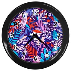 Exotic Wall Clock (black) by Sobalvarro