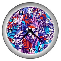 Exotic Wall Clock (silver) by Sobalvarro