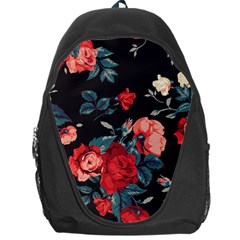 Vintage Roses Vector Seamless Pattern 02 Backpack Bag by Sobalvarro