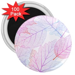 Beautiful Autumn Leaves Vector Seamless Pattern 02 3  Magnets (100 Pack) by Sobalvarro