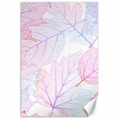 Beautiful Autumn Leaves Vector Seamless Pattern 02 Canvas 24  X 36  by Sobalvarro