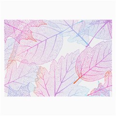 Beautiful Autumn Leaves Vector Seamless Pattern 02 Large Glasses Cloth by Sobalvarro