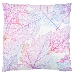 Beautiful Autumn Leaves Vector Seamless Pattern 02 Large Cushion Case (one Side) by Sobalvarro