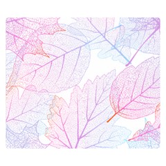 Beautiful Autumn Leaves Vector Seamless Pattern 02 Double Sided Flano Blanket (small)  by Sobalvarro