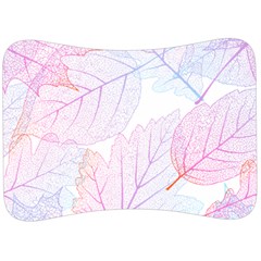 Beautiful Autumn Leaves Vector Seamless Pattern 02 Velour Seat Head Rest Cushion by Sobalvarro