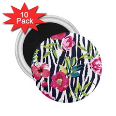 Seamless Flower Patterns Vector 01 2 25  Magnets (10 Pack)  by Sobalvarro